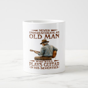 In His 70s Kids Large Coffee Mug