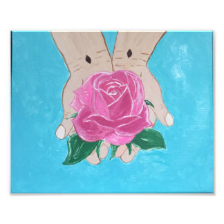 In His Hands Photo Print