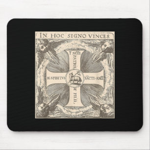 In Hoc Signo Vinces Lamb Of God In This Sign Conqu Mouse Pad