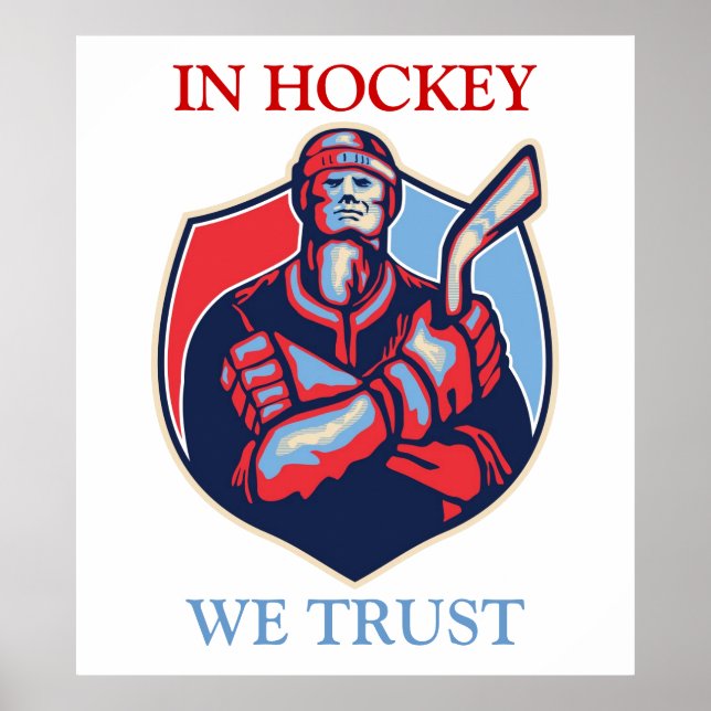 IN HOCKEY WE TRUST POSTER (Front)