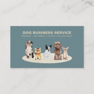 In-Home Pet Sitting Dog Visits Business Card