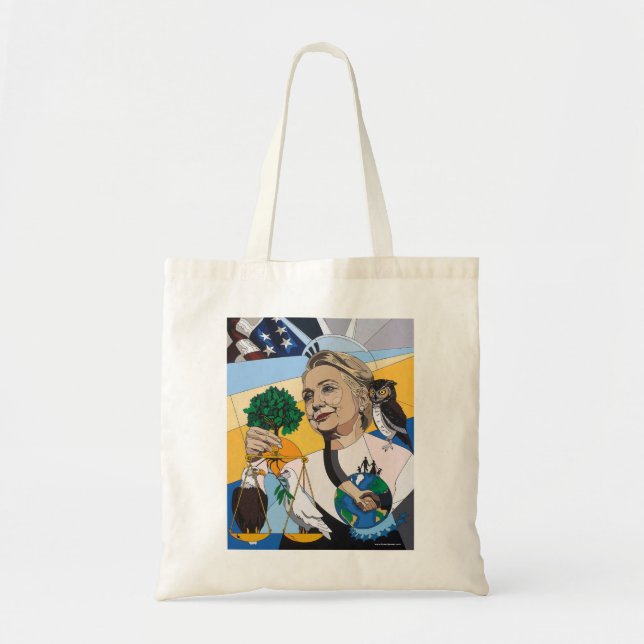In honour of Hillary Clinton tote Bag (Front)