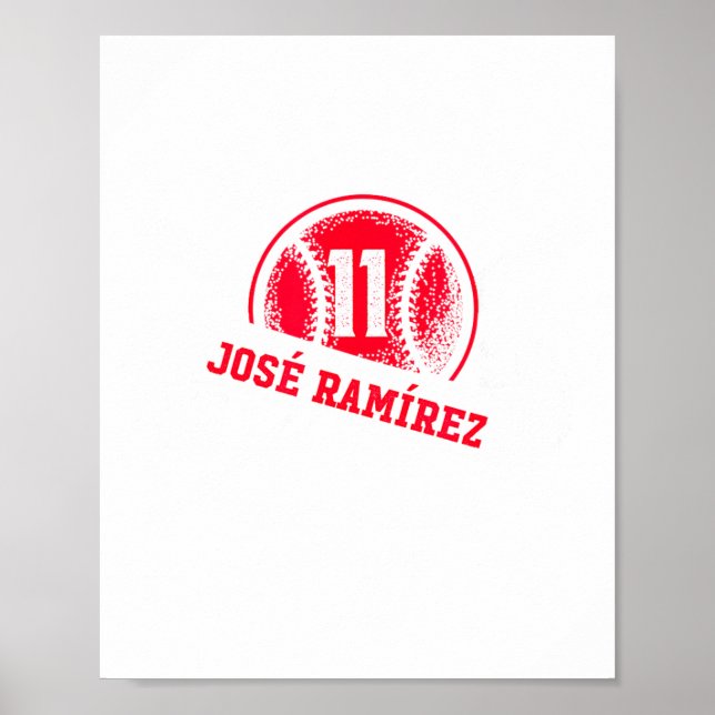 In House Jose Ramirez Mlbpa Mlb Poster (Front)