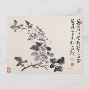 In Imitation of Xu Wei's Flowers No.5 Postcard