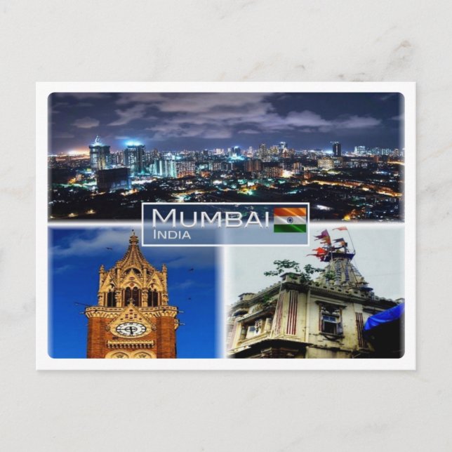 IN India -   Mumbai Bombay - Postcard (Front)