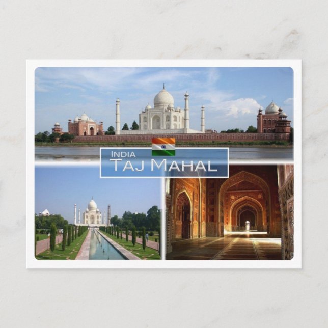 IN India - The Taj Mahal - Postcard (Front)