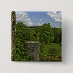 In Ireland, at Blarney Castle a stone tower in 15 Cm Square Badge