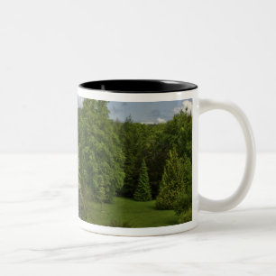 In Ireland, at Blarney Castle a stone tower in Two-Tone Coffee Mug