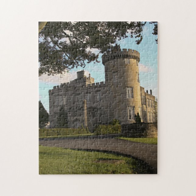 In Ireland, the Dromoland Castle side entrance Jigsaw Puzzle (Vertical)