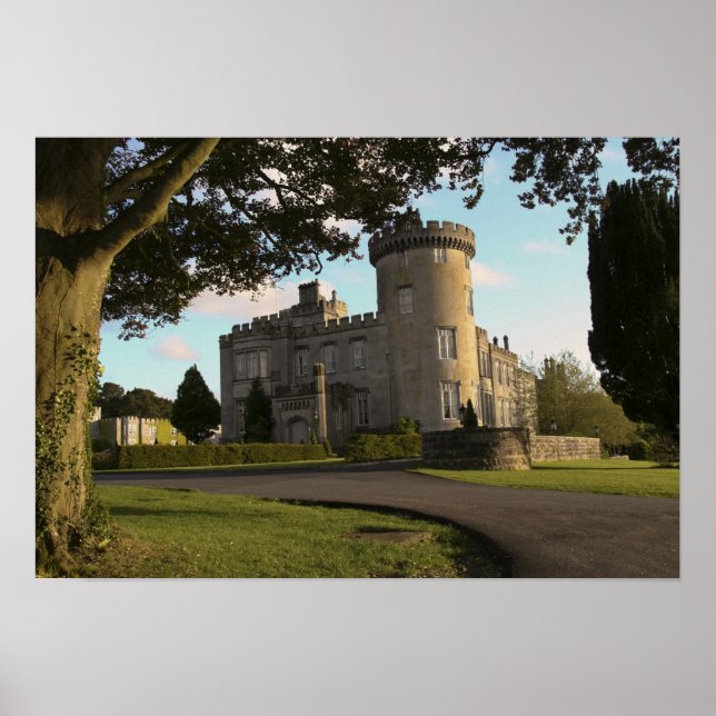 In Ireland, the Dromoland Castle side entrance Poster (Front)