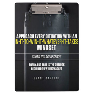 In It To Win It Mindset - Workout Motivational Clipboard