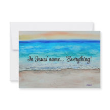 In Jesus' name 