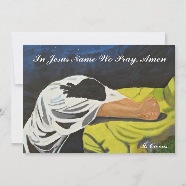 In Jesus Name We Pray Invitations (Front)