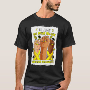 In June We Wear Golden For Albinism Awareness Mont T-Shirt