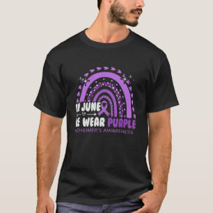 In June We Wear Purple Alzheimer's, Alzheimers Awa T-Shirt