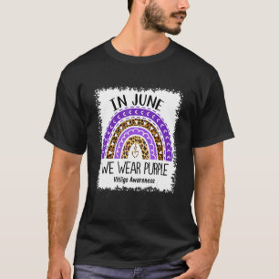 In June We Wear Purple For Vitiligo Awareness Blea T-Shirt