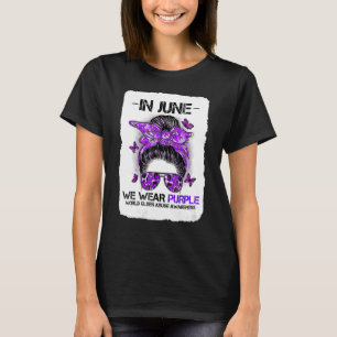 In June We Wear Purple World Elder Abuse Awareness T-Shirt