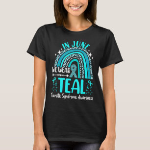 In June We Wear Teal Tourette Syndrome Awareness R T-Shirt
