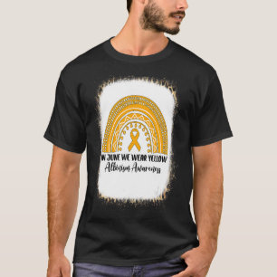 In June We Wear Yellow Albinism Awareness Month Bo T-Shirt