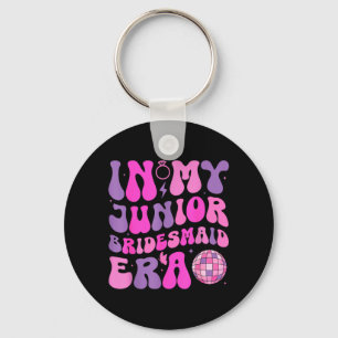 in Junior Bridesmaid Era Funny Wedding Vibes for Key Ring