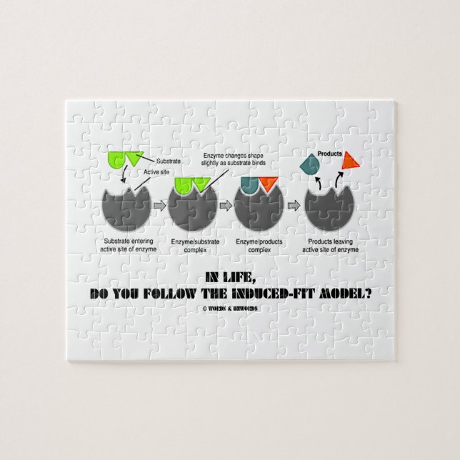 In Life, Do You Follow The Induced-Fit Model? Jigsaw Puzzle (Horizontal)