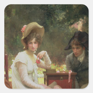In Love, 1907 Square Sticker