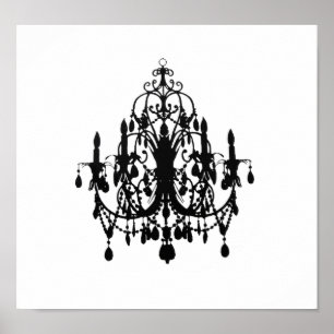 In Love Chandelier ~ Print / Poster