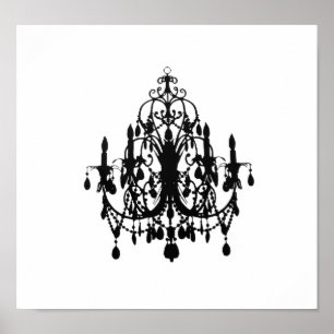 In Love Chandelier ~ Print / Poster