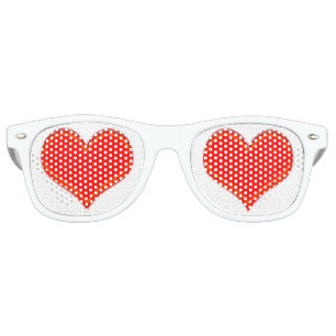 In Love, Hearts V2 Retro Sunglasses