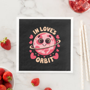 In Love Orbit Napkin