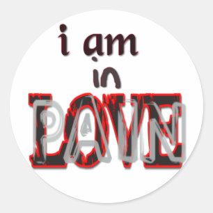 In Love Pain Sticker