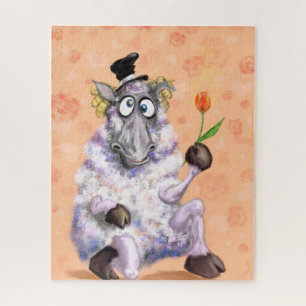 In Love Ram - Gentleman - Add Your Text / Name Jigsaw Puzzle