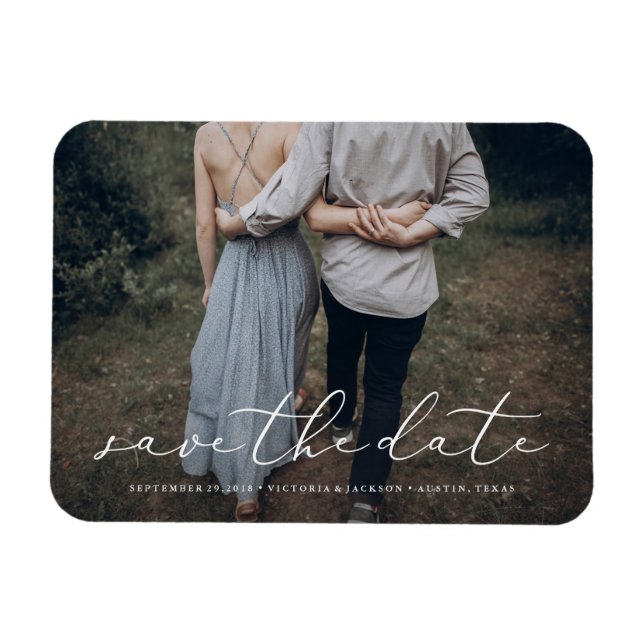 In Love Save the Date Magnet (Horizontal)