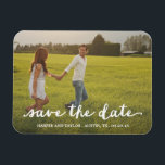 In Love Script Overlay | Save the Date Magnet<br><div class="desc">Send lots of love this Valentine's Day with a custom photo card!  
 All photography is displayed as a sample only and is not for resale. This product is only intended to be purchased once sample photos are replaced with your own images.</div>