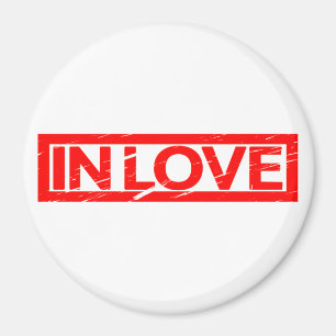 In love Stamp Magnet