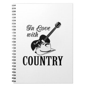 In love with country notebook
