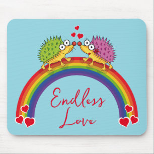 In love with hedgehogs from Lindos. Hedgehog, Mouse Pad