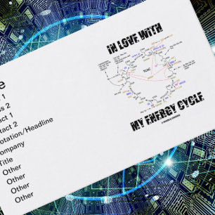 In Love With My Energy Cycle (Krebs Cycle) Business Card