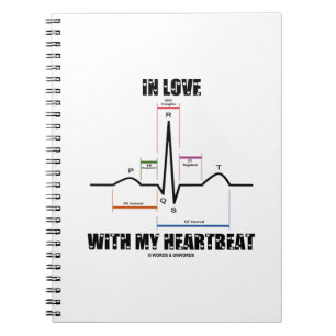 In Love With My Heartbeat (Electrocardiogram) Notebook