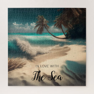 In Love with the Sea   Tropical Art Jigsaw Puzzle