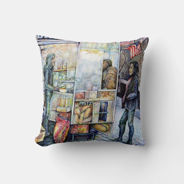 In Love with Trouble, And In Trouble with Love Cushion (Front)