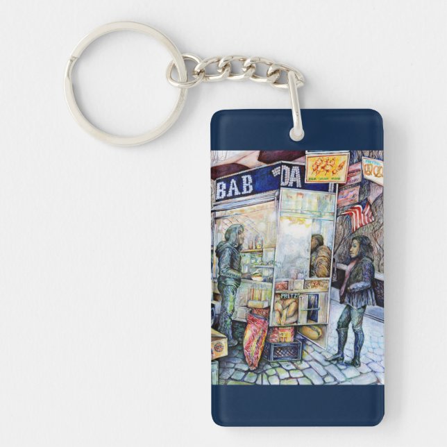 In Love with Trouble, And In Trouble with Love Key Ring (Front)