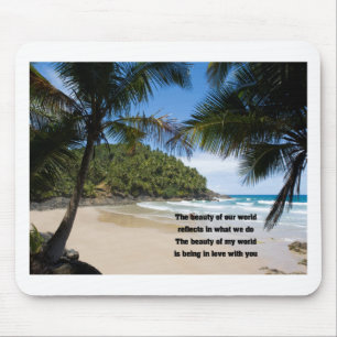 In love with you mouse pad