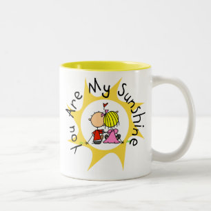 In Love You Are My Sunshine Two-Tone Coffee Mug