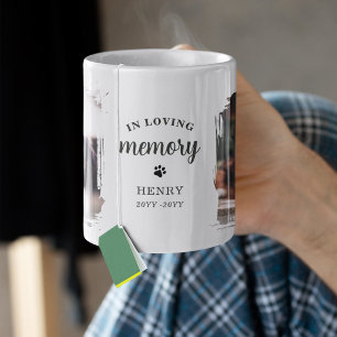 In Loving Memory 2 Photo Pet Memorial Coffee Mug