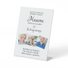In Loving Memory 3 Photo Memorial Wedding Pedestal