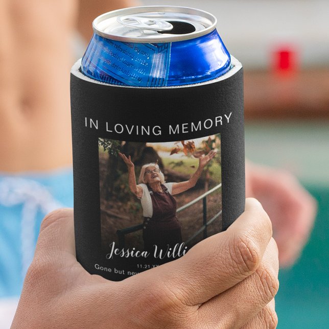 In Loving Memory | 5 Photo Collage | Memorial Can Cooler (Creator Uploaded)