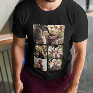 In Loving Memory   5 Photo Collage   Memorial T-Shirt