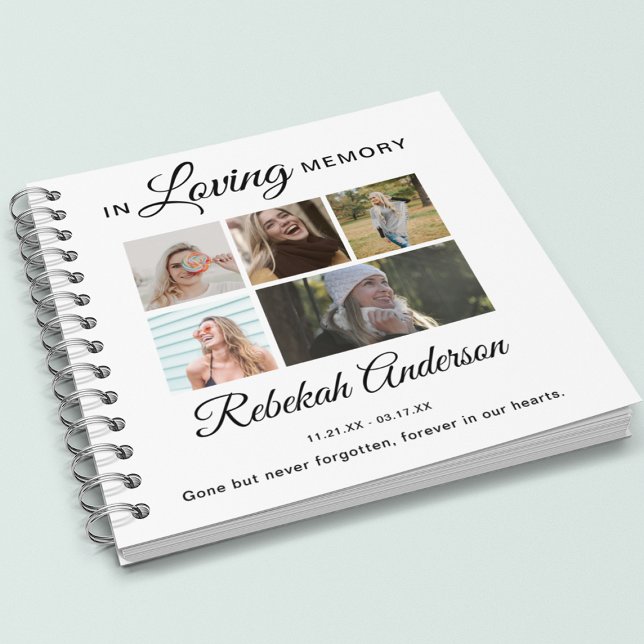 In Loving Memory | 5 Photo | Memorial Guest Notebook (Creator Uploaded)