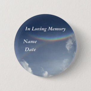 In Loving Memory 6 Cm Round Badge